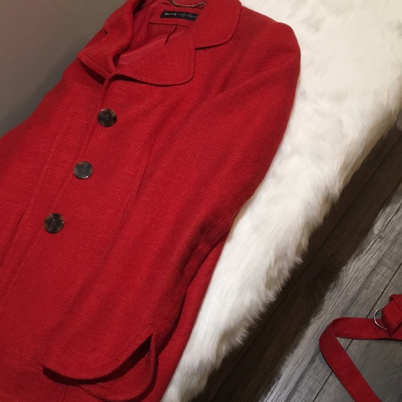 Dana Buchman Linen blend deep salmon sz 6 blazer - Picture 6 of 6